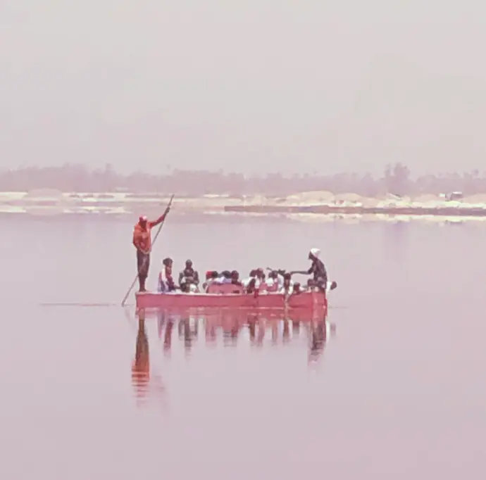 Lago Rosa, cerca de Dakar