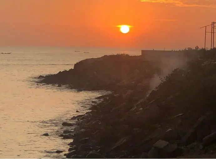 Atardecer en Dakar