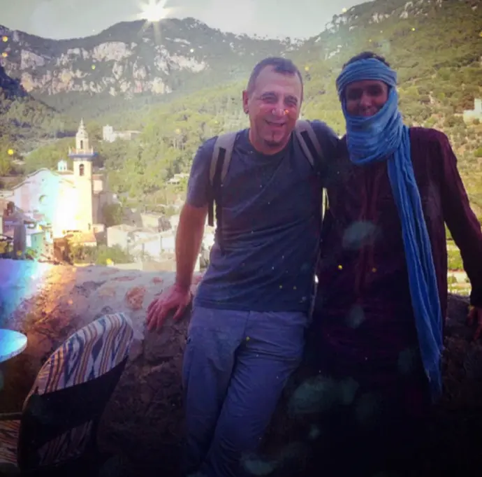 Nuestro amigo Hachim en Valldemossa, Mallorca