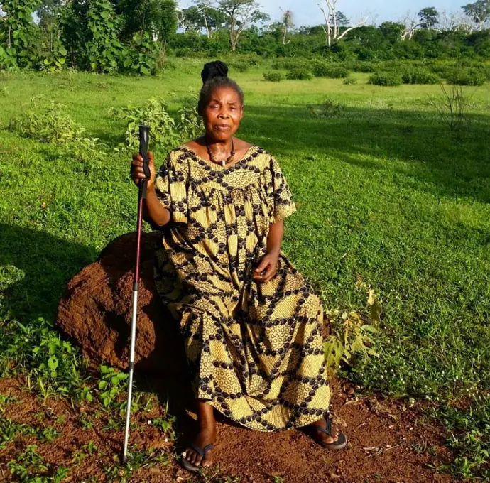 Monique en Abomey, Benin