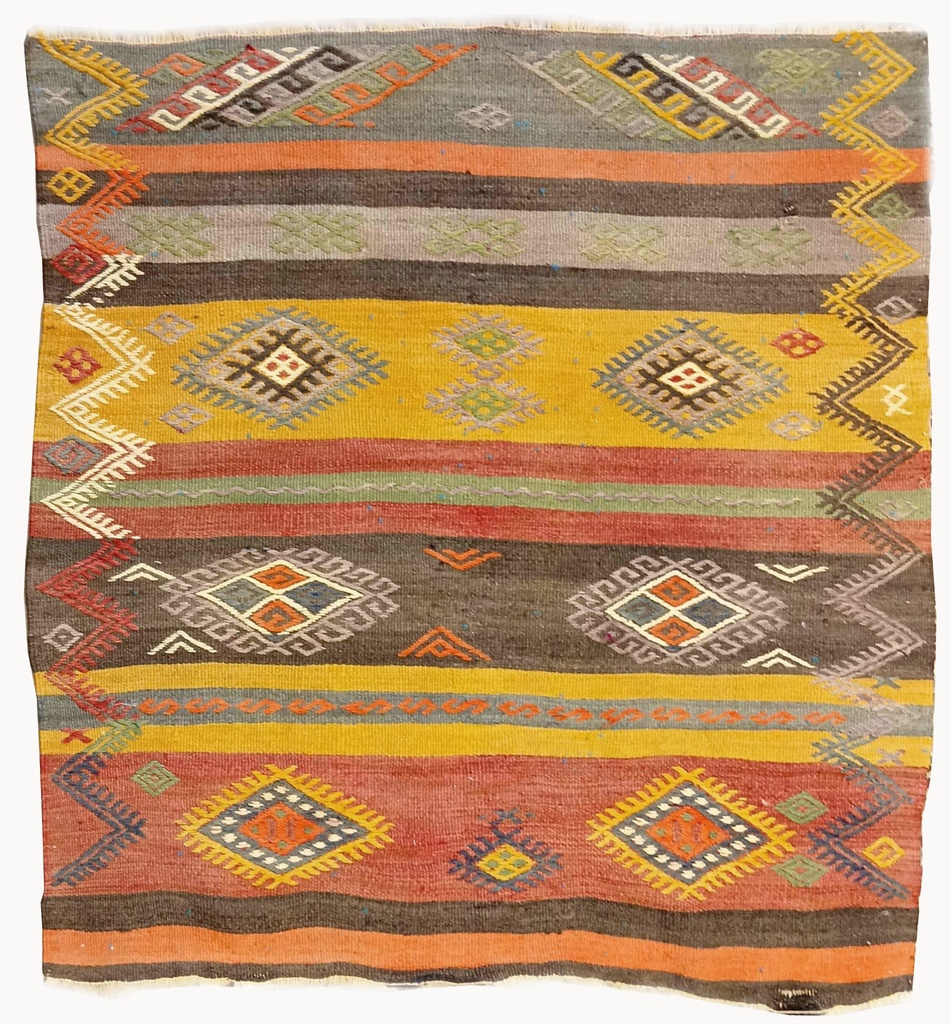 Kilim Irán tribal 117x104cm, (col. Bentley)