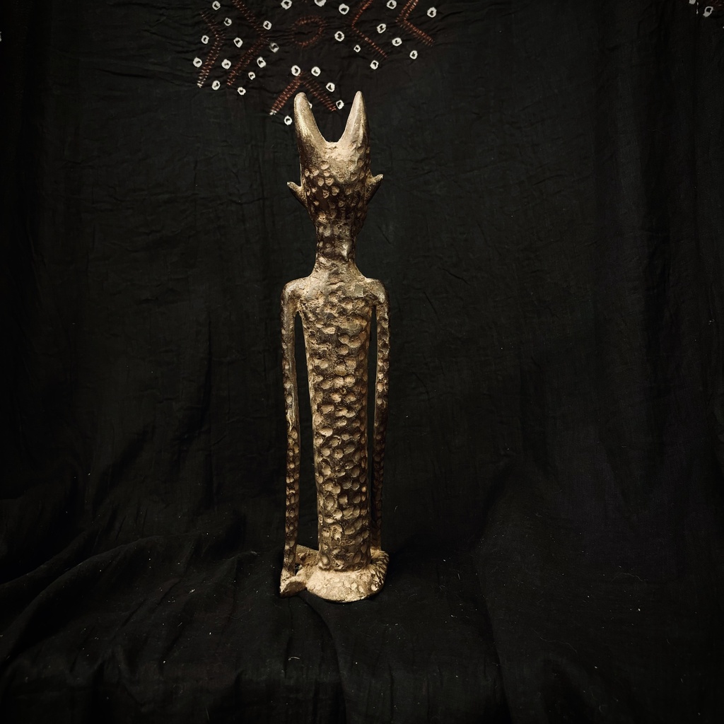 Ancestro "demonio" Dogón en bronce (Mali)