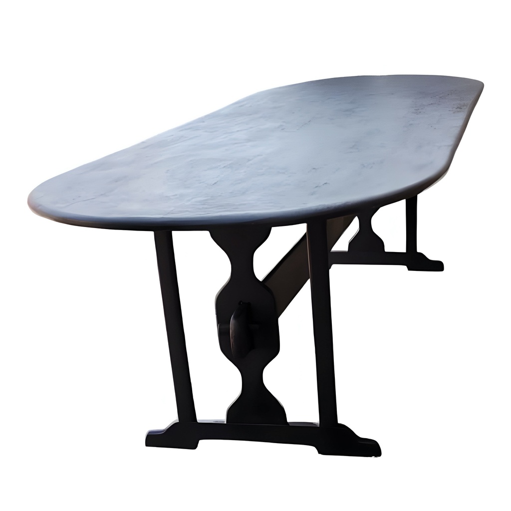 Mesa ovalada sin herrajes