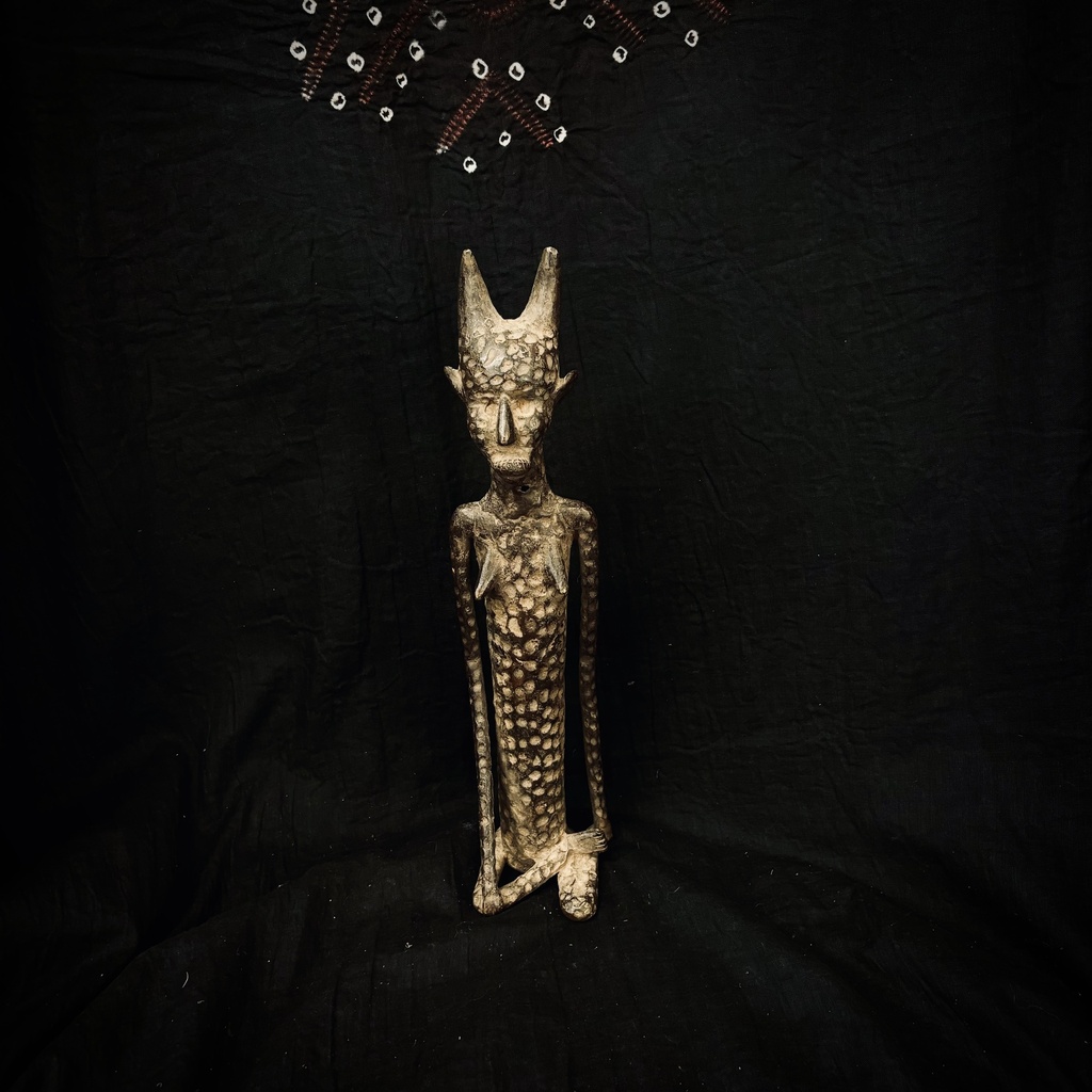 Ancestro "demonio" Dogón en bronce (Mali)
